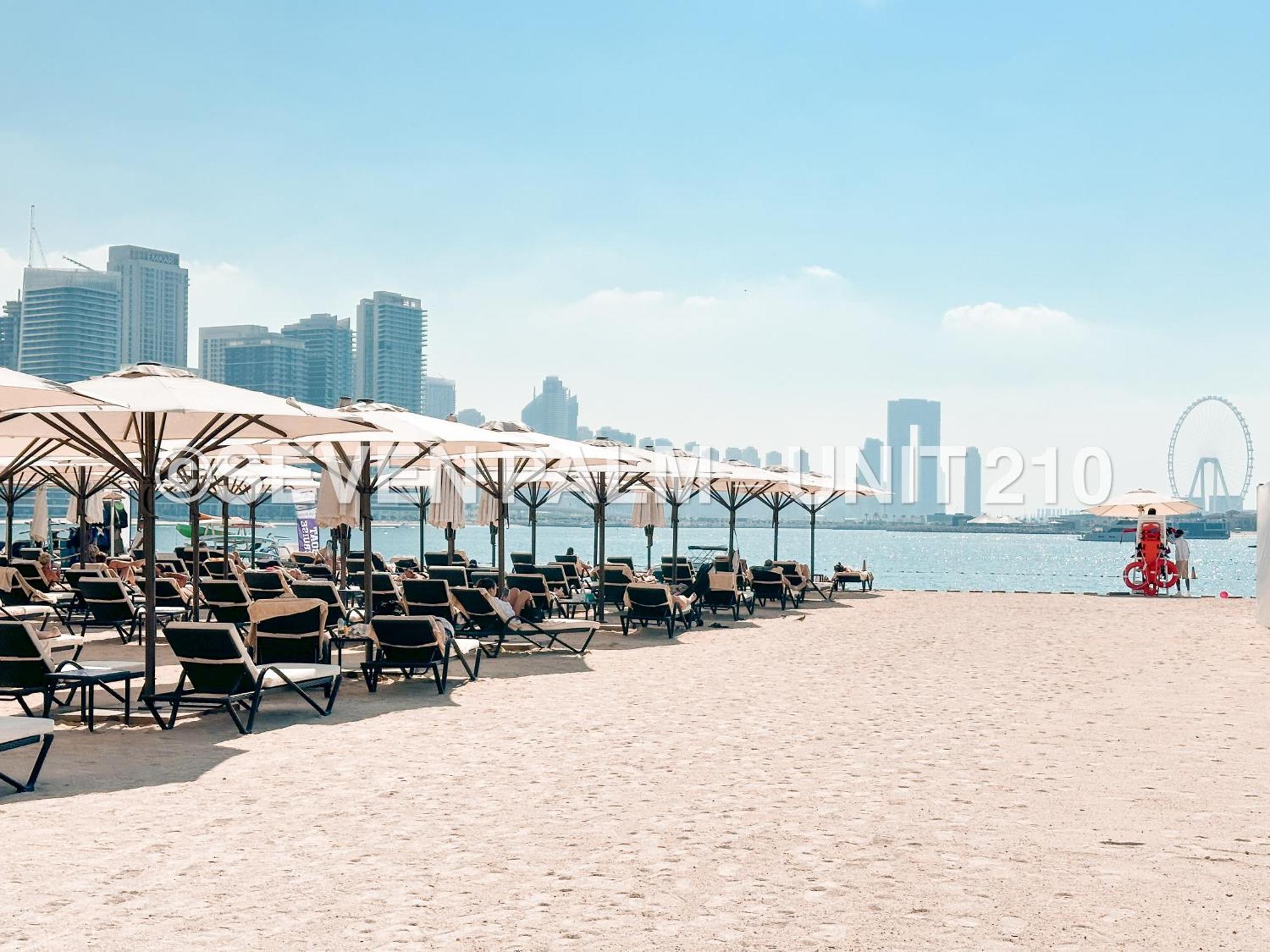 Luxus-Studio Mit Private Beach In Top-Lage, Meerblick & Infinity Pool! Дубай Екстер'єр фото