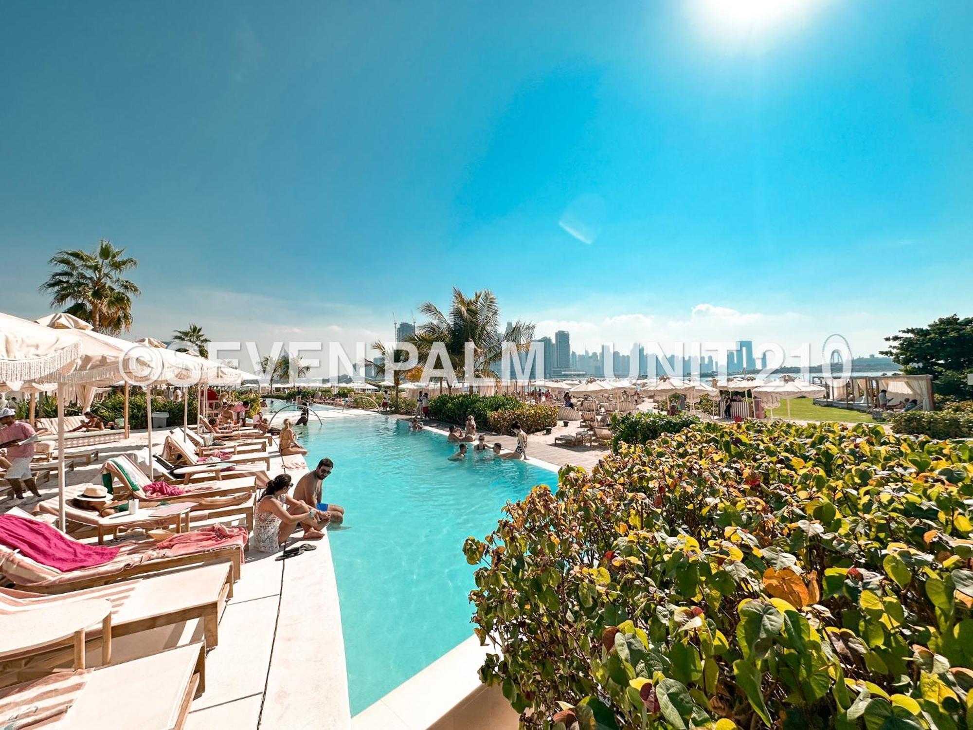 Luxus-Studio Mit Private Beach In Top-Lage, Meerblick & Infinity Pool! Дубай Екстер'єр фото