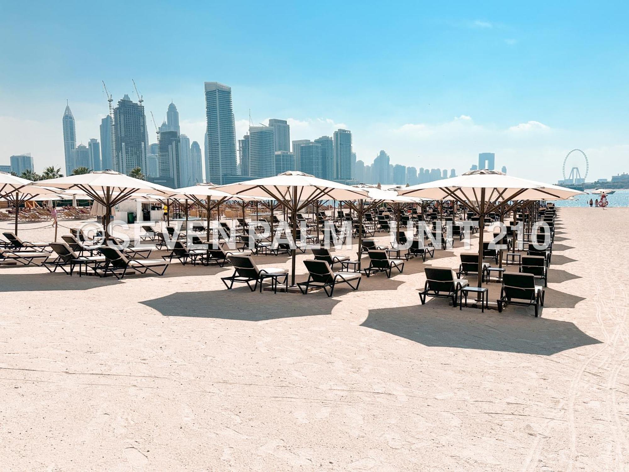 Luxus-Studio Mit Private Beach In Top-Lage, Meerblick & Infinity Pool! Дубай Екстер'єр фото