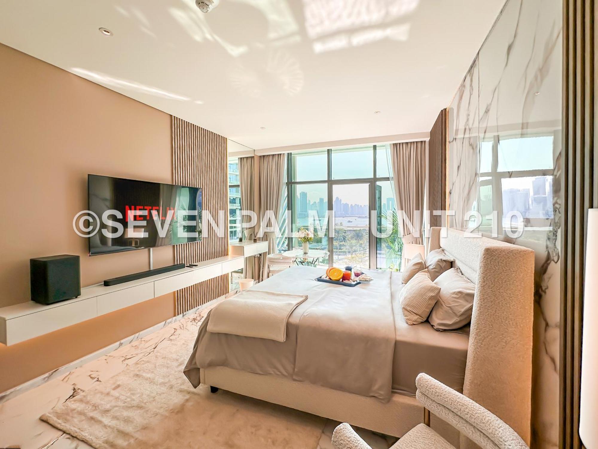 Luxus-Studio Mit Private Beach In Top-Lage, Meerblick & Infinity Pool! Дубай Екстер'єр фото
